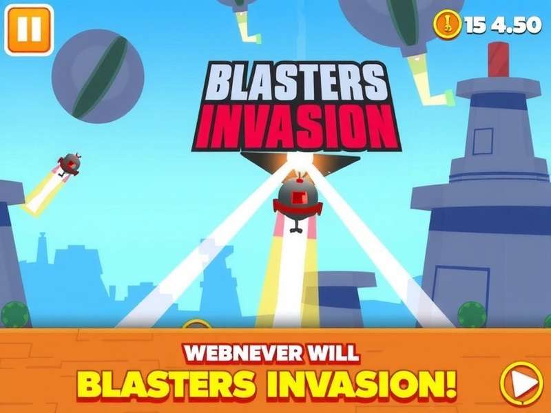 Intense action in Blasters Invasion Blasters Invasion Gameplay Screenshot